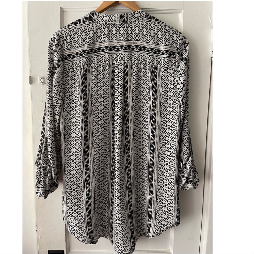 Aztec Print Blouse - Picture 6 of 6